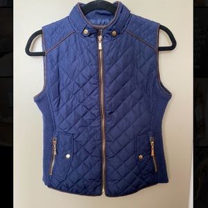 Navy blue vest